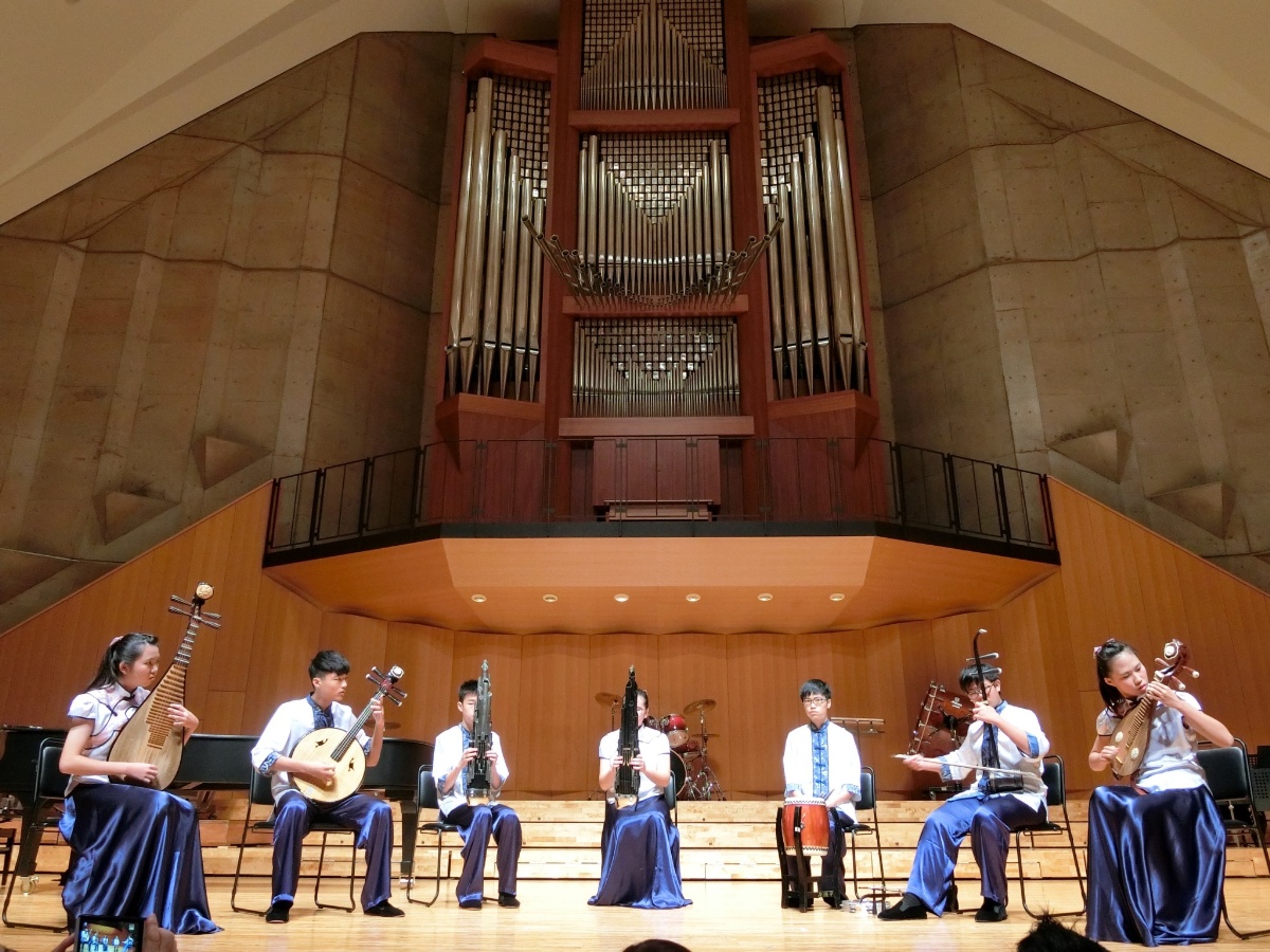 高雄市106學年度日本長野松本市音樂教育交流活動國樂團精采表現